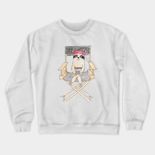 Movie Director Sloth Crewneck Sweatshirt